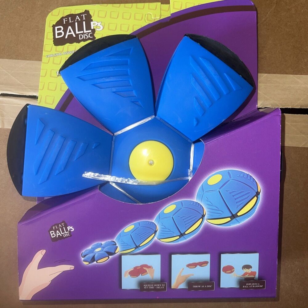 Dog Kids Toy Ball/Disc Magic Transforming Throw A Disc Catch A Ball New Gift
